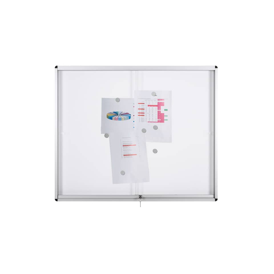 Bacheca magnetica Bi-Office Exhibit ad ante scorrevoli 15xA4 VT640209160