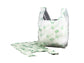 Shopper NESSUNO in mater-bi biodegradabile verde 27+7,5+7,5x50 cm cartone da 500 pz - 21381