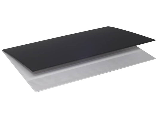 Sottomano Doppio Neon Orna f.to 49x34,5 cm in plastica morbida Soft-touch nero 0107NEO1000