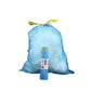 Sacchi immondizia Rolsac Quality in polietilene rigenerato capacità 27 l AZZURRO rotolo da 15 pz. - 10242