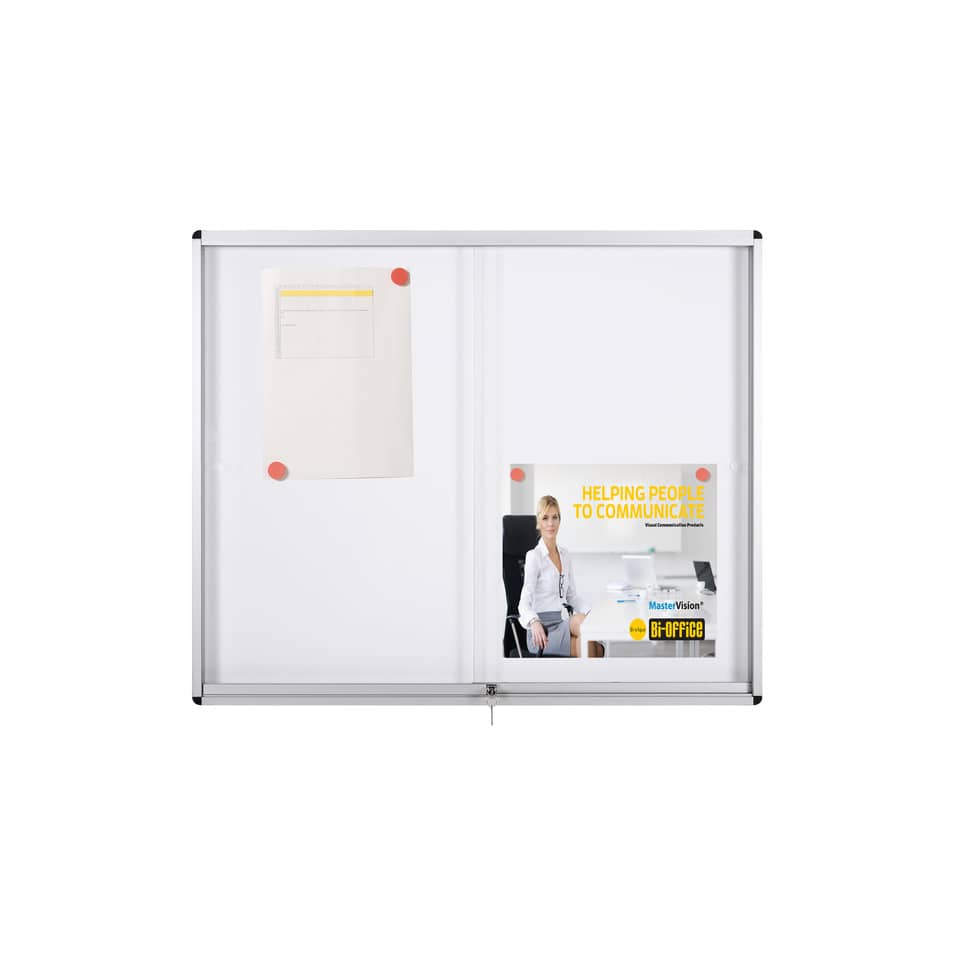 Bacheca magnetica Bi-Office Exhibit ad ante scorrevoli 15xA4 VT640209160