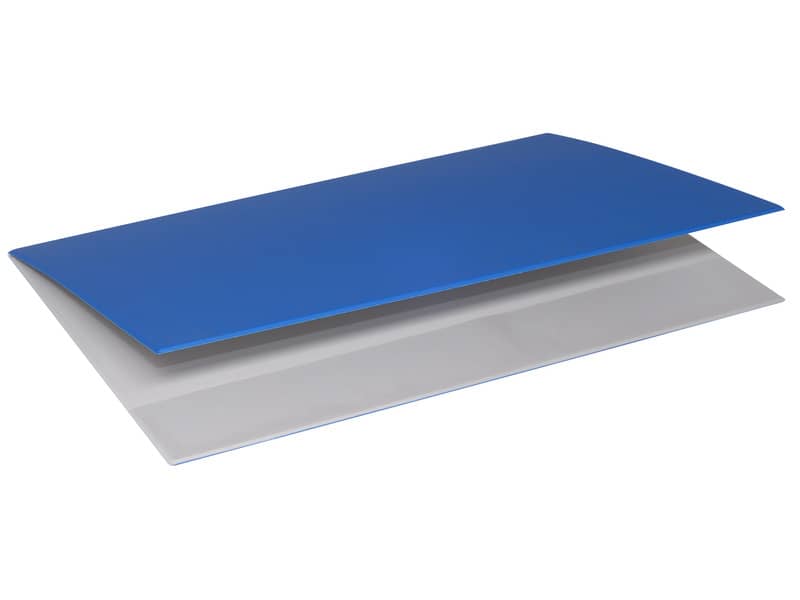 Sottomano doppio Neon Orna f.to 49x34,5 cm in plastica morbida Soft-touch blu 0107NEO4000