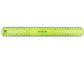 Triplo decimetro ARDA Linea Elastika plastica flessibile verde trasparente 30 cm - EL30P