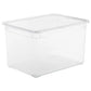 Contenitore Rotho Clear Box in PPL impilabile trasparente - 46 L 55x37,5x31,5 cm - F707808