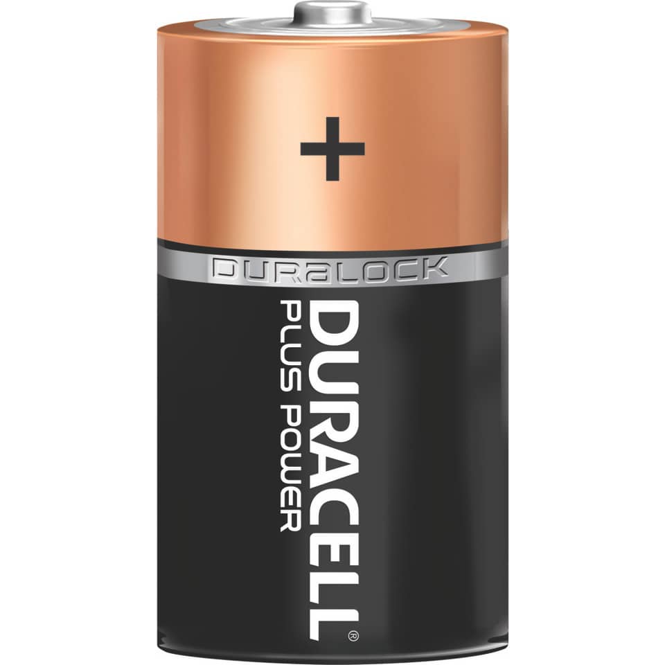 Batterie alcaline Duracell Plus Power Torcia 1300 mAh Plus D K2 conf. da 2 - DU0400