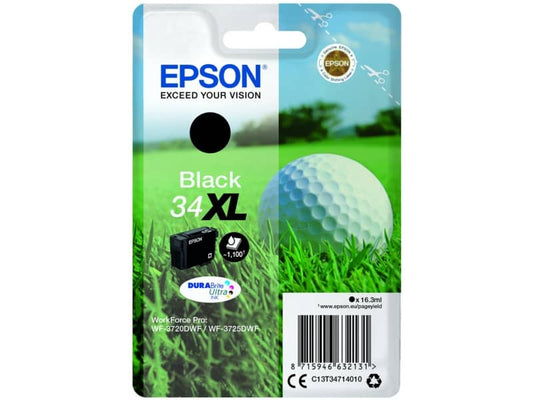 Cartuccia inkjet alta capacità Pallina da golf 34XL Epson nero C13T34714010