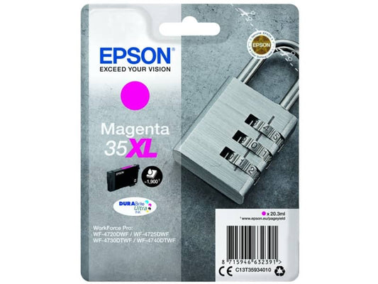 Cartuccia inkjet alta capacità Lucchetto 35XL Epson magenta C13T35934010