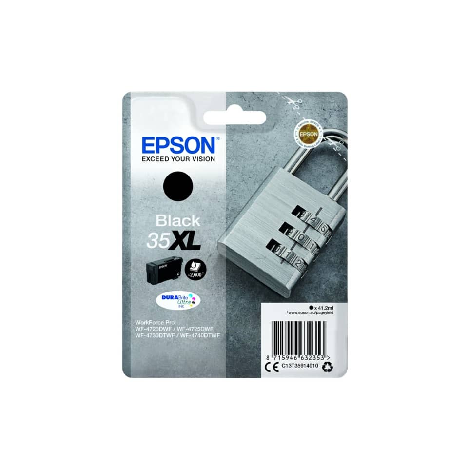 Cartuccia inkjet alta capacità Lucchetto 35XL Epson nero C13T35914010