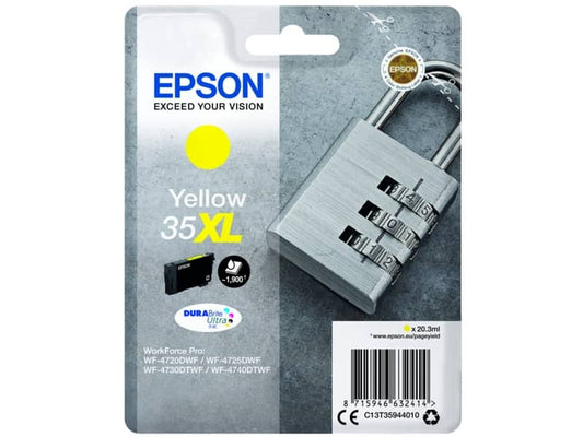 Cartuccia inkjet alta capacità Lucchetto 35XL Epson giallo C13T35944010