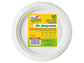 Piatti piani monouso biodegradabili Dopla Green Ø 225 mm polpa di cellulosa bianco  conf.50 - 7701