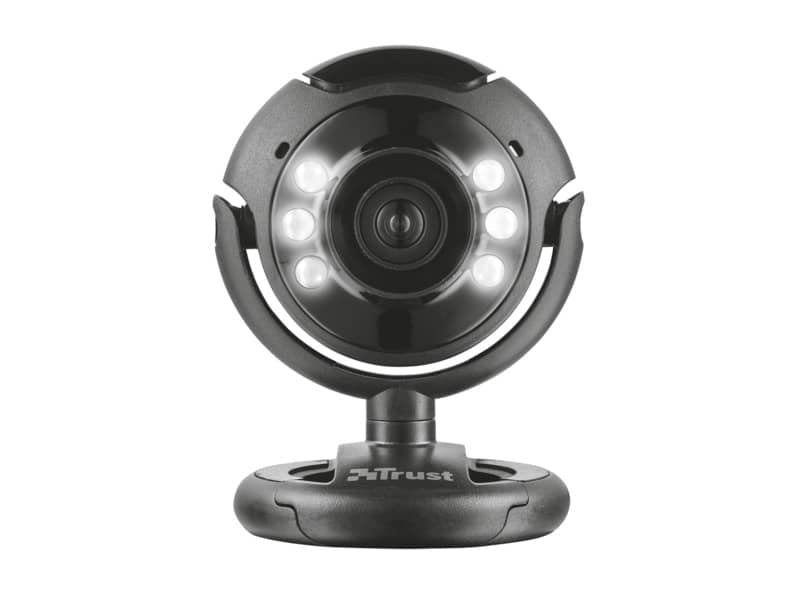 Webcam USB 2.0 1,3 megapixel con luci LED Trust SpotLight Pro nero 16428