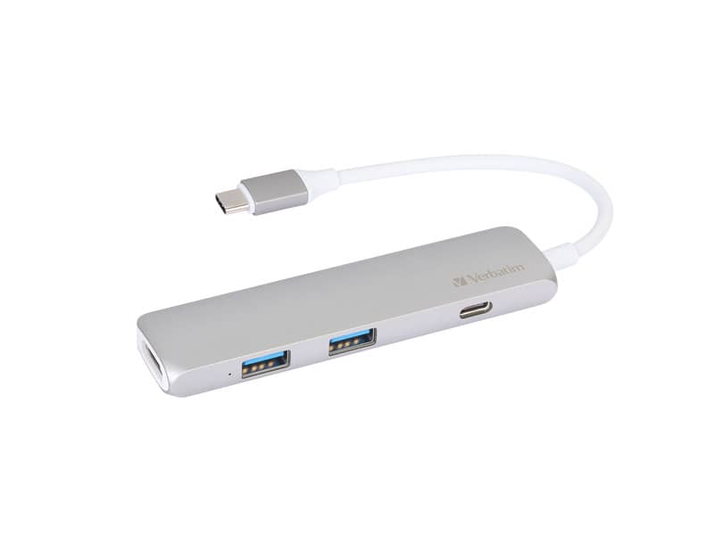 Hub USB-C 2 Porte USB 3.0 Verbatim HDMI  49540
