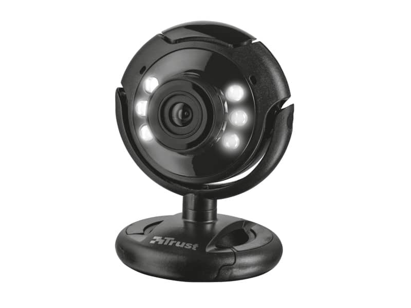 Webcam USB 2.0 1,3 megapixel con luci LED Trust SpotLight Pro nero 16428