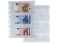 Buste porta banconote scontrini foratura universale Sei Rota Atla 6 spazi 9,5x19 cm trasparente - conf. 10 buste - 662217
