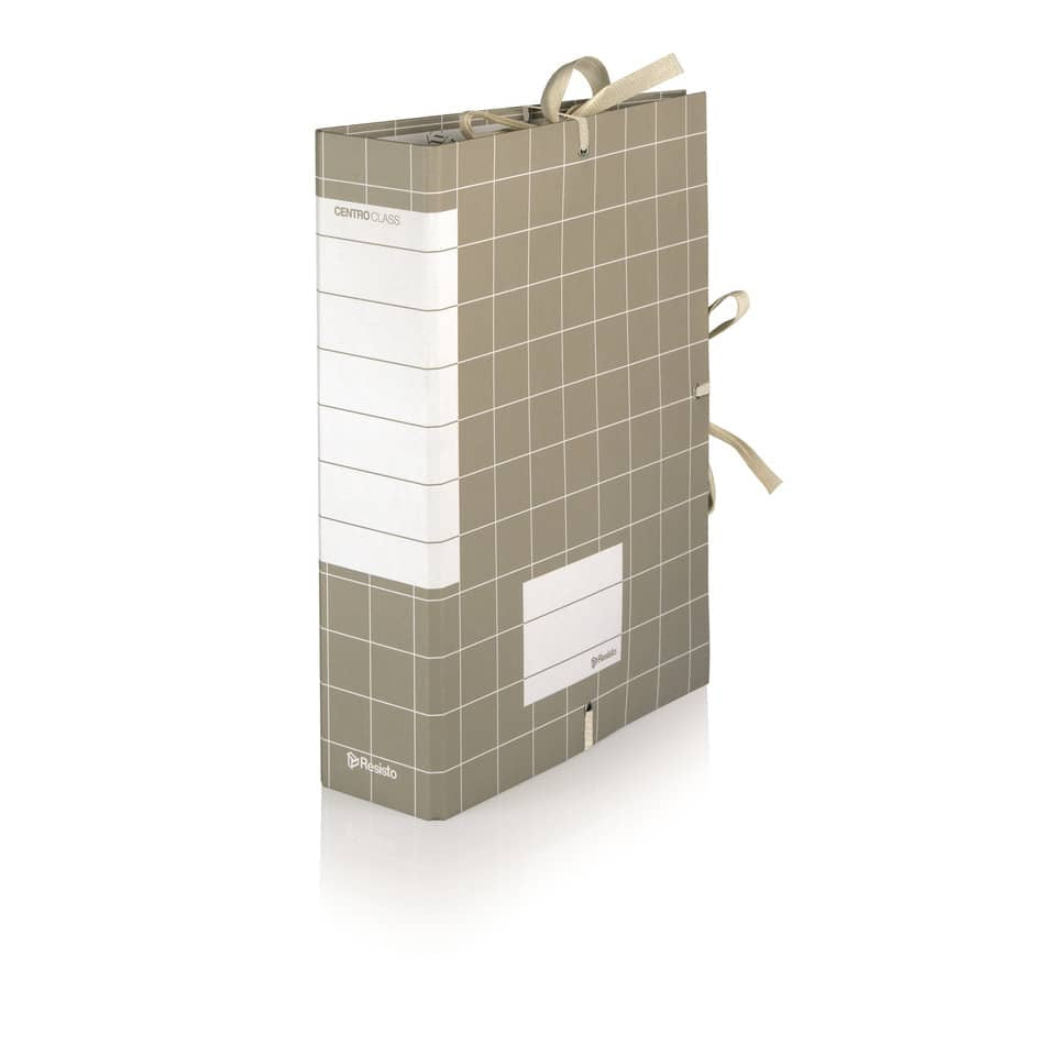 Faldoni con lacci rivettati Brefiocart Centro Class Resisto 25x35 cm dorso 6 cm grigio Conf. 10 pz - RES0201-6