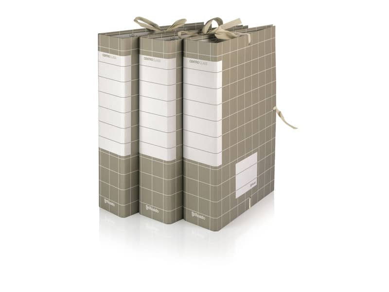 Faldoni con lacci rivettati Brefiocart Centro Class Resisto 25x35 cm dorso 6 cm grigio Conf. 10 pz - RES0201-6