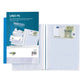 Portalistini Sei Rota Uno PS - 13 buste 21x29,7 cm per banconote o scontrini fiscali blu -  65446707