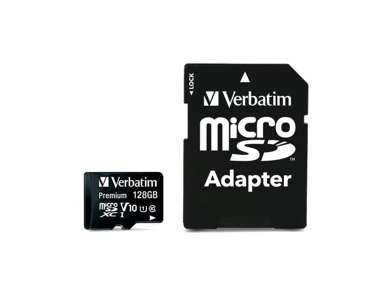 Flash memory card Verbatim micro sdhc - classe 10 con adattatore 128 GB 44085