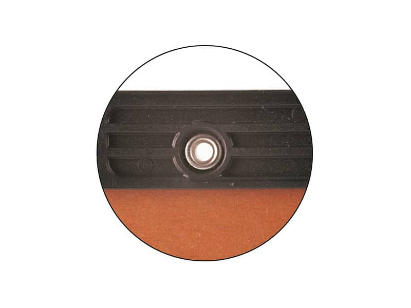 Cartelle sospese orizzontali per cassetti CARTESIO 38 cm fondo U 3 cm arancio Conf. 50 pezzi - 100/380 3 -B2