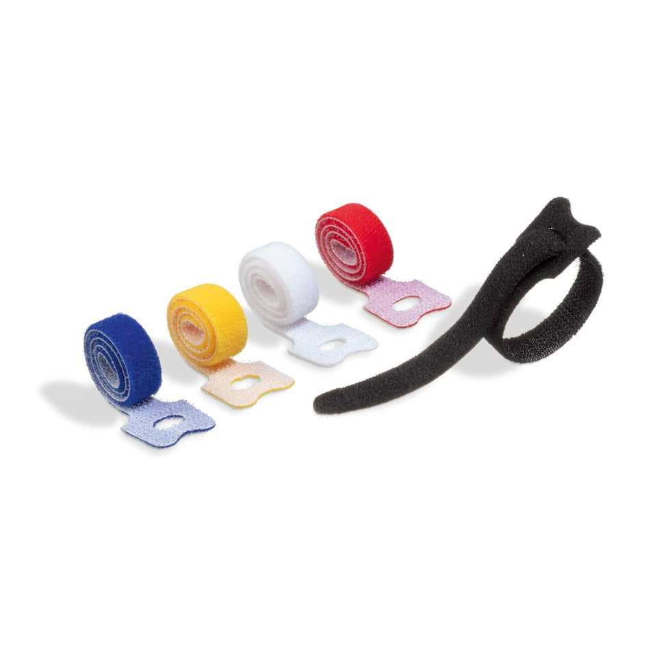 Fascette fermacavi a strappo con asola DURABLE CAVOLINE GRIP TIE 20x1 cm colori assortiti  Conf. 5 pezzi - 503600
