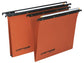 Cartelle sospese per cassetti CARTESIO 33 cm. fondo U3 arancio Conf. 50 pezzi - 100/330 3-B2