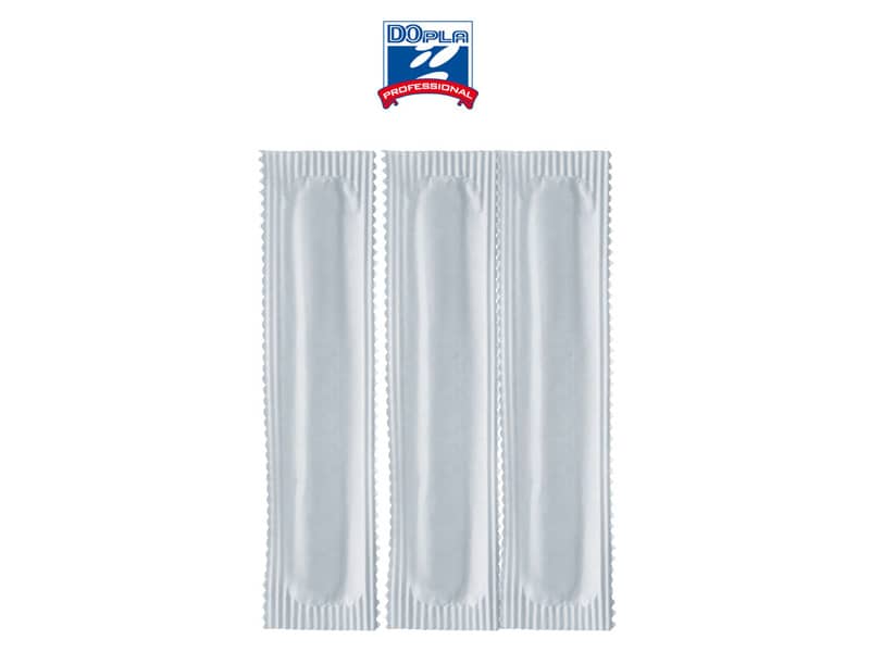 Stoviglie monouso Dopla palette caffè incartate singole polistirene trasparente  conf.1000 - 05017