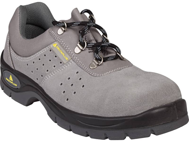 Scarpe da lavoro DELTA PLUS basse Fennec3 S1P - pelle scamosciata grigio - 40 - FEN3PGR40