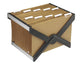 Supporto per cartelle sospese LUXOR 39 cm forma a X avana 41x32x27 cm 10 cartelle - LUXOR 4 AV 10 P1