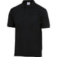 Polo da lavoro DELTA PLUS Leisure manica corta - cotone piquet - collo chiuso c/bottoni nero -XL - AGRANOXG