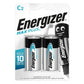 Batterie ENERGIZER Max Plus C  conf. da 2 - E301324203