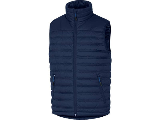 Gilet da lavoro Delta Plus G-Doon chiusura c/zip -proteggi reni - 3 tasche poliammide blu-azzurro - XL - GDOONBMXG
