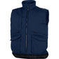 Gilet da lavoro DELTA PLUS Sierra 2 imbottito 9 tasche con zip - cotone e poliestere blu - XXL - SIER2BMXX