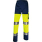 Pantaloni da lavoro Delta Plus ad alta visibilità - classe 2 - 5 tasche - argento giallo fluo-blu - L - PHPA2JMGT