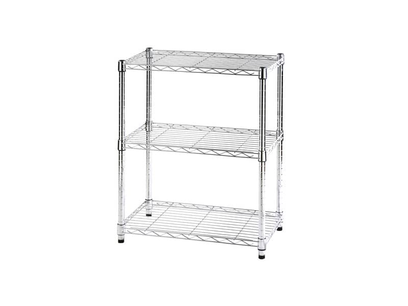 Scaffale a 3 ripiani Serena Group Archimede in acciaio grigio 60x36x75 cm - ZN1424-3
