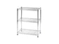 Scaffale a 3 ripiani Serena Group Archimede in acciaio grigio 60x36x75 cm - ZN1424-3