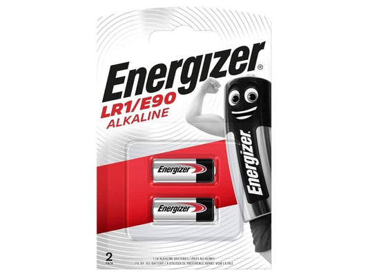 Batterie alcaline a bottone ENERGIZER LR1/E90 conf. da 2 - E300803302