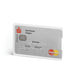 Tasca porta carte di credito DURABLE RFID SECURE CONFEZIONE RETAIL trasparente 54x86mm  conf. 3 - 890319