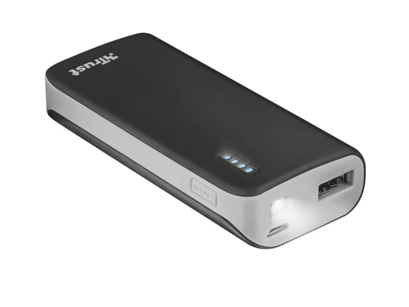 Caricatore portatile Powerbank 4400 Trust Primo nero 21224