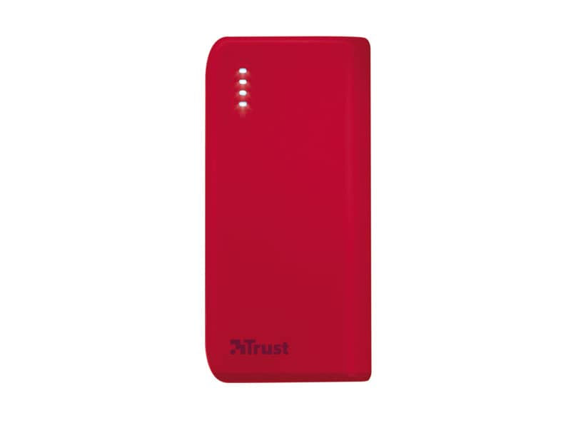 Caricatore portatile Powerbank 4400 Trust Primo rosso 21226