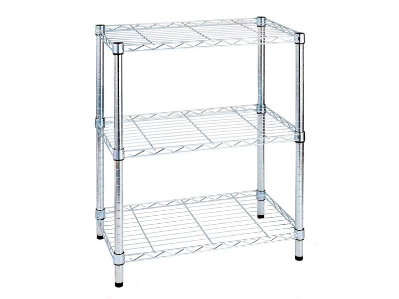 Scaffale a 3 ripiani Serena Group Archimede in acciaio grigio 60x36x75 cm - ZN1424-3