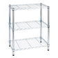 Scaffale a 3 ripiani Serena Group Archimede in acciaio grigio 60x36x75 cm - ZN1424-3