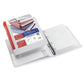 Raccoglitore personalizzabile Sei Rota Stelvio TI A4 - 4 anelli a D 17 mm blu - dorso 3 cm - 36174637