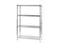 Scaffale a 4 ripiani Serena Group Archimede in acciaio grigio 90x36x137 cm - ZN1436-4