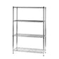 Scaffale a 4 ripiani Serena Group Archimede in acciaio grigio 90x36x137 cm - ZN1436-4