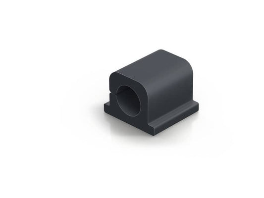 Clip fermacavi adesiva DURABLE CAVOLINE CLIP PRO 1 grafite per 1 cavo conf. da 6 - 504237