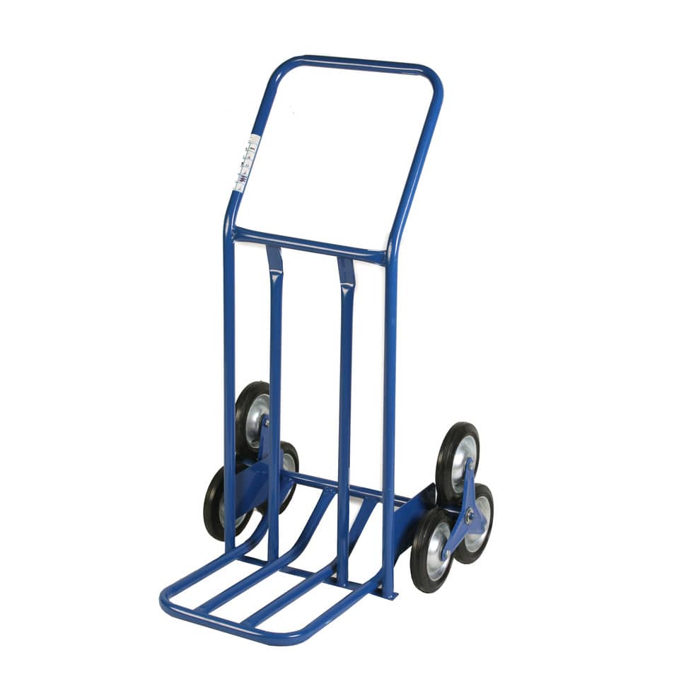Carrello in acciaio con telaio a sbalzo Serena Group 60x60-80 x h. 118 cm blu - portata 120 kg - HT0101