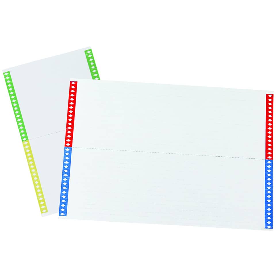 Cartoncini di ricambio BERTESI per cart. sospese armadio 30x22x2 cm Modelli Joker e Cartesio Plus  Conf. 10 pezzi - 033 10