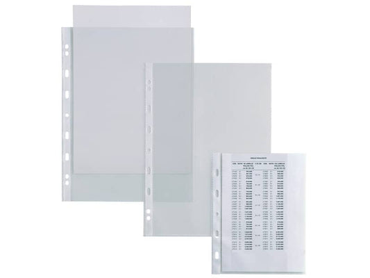 Buste in PP buccia Sei Rota Atla 150 alto spessore trasparente 22x30 cm - conf. 25 buste - 662215