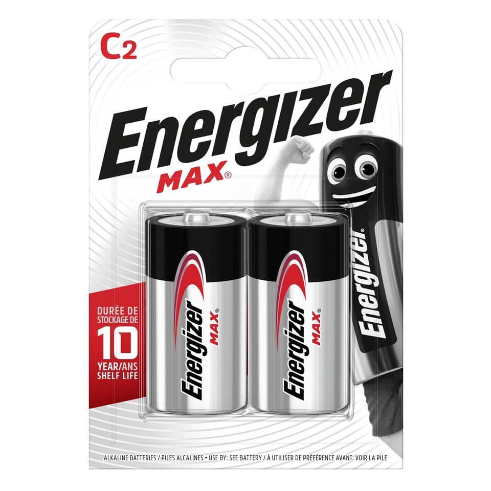 Batterie ENERGIZER Max C  conf. da 2 - E301533200