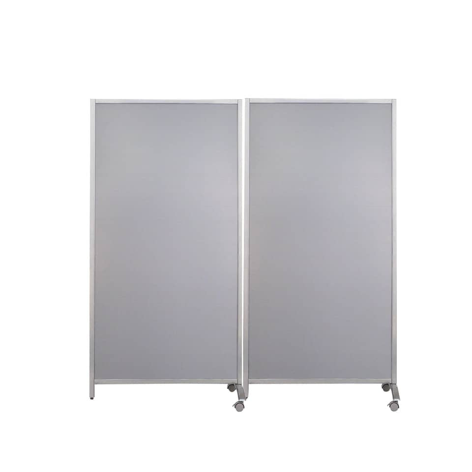 Paravento con magneti Serena Group in policarbonato grigio 80x40x170 cm WAL804017G